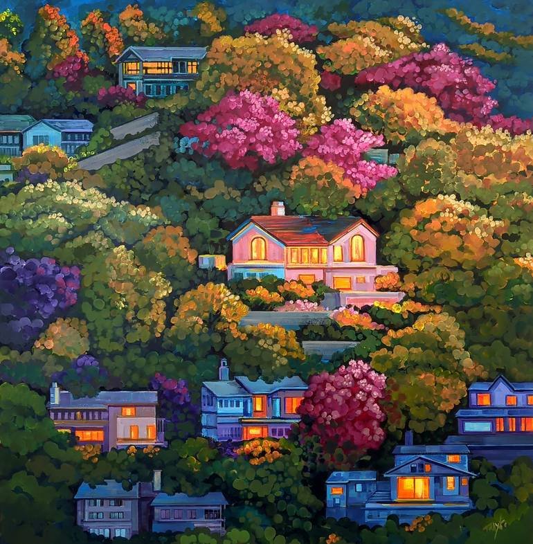 "Before Sunset" Painting