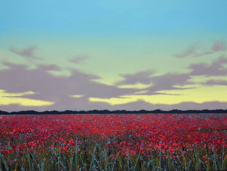 “Evening field 5” Painting