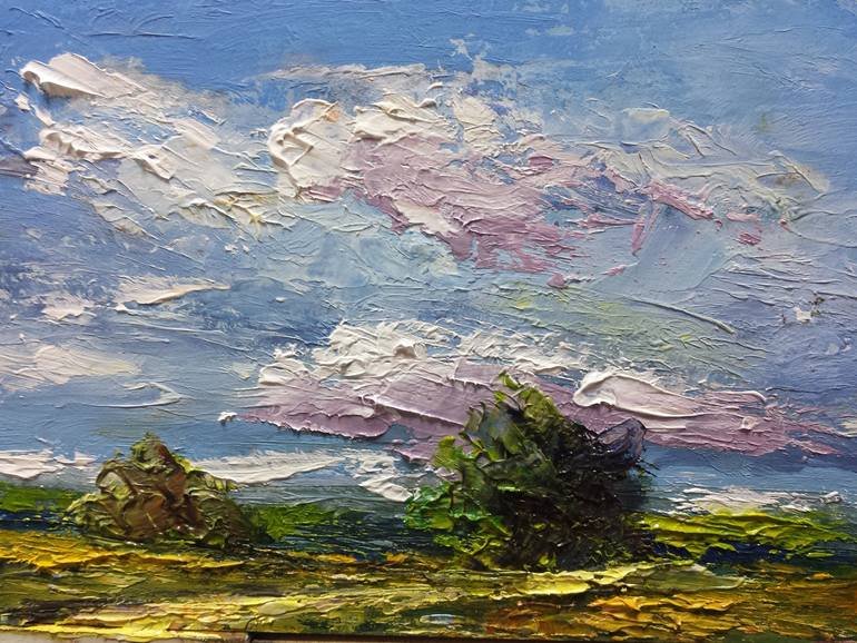 “Landscape Summer Painting miniature” Painting
