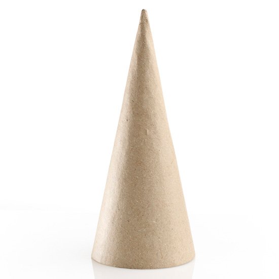 17.78 cm Paper Mache Doll Cone