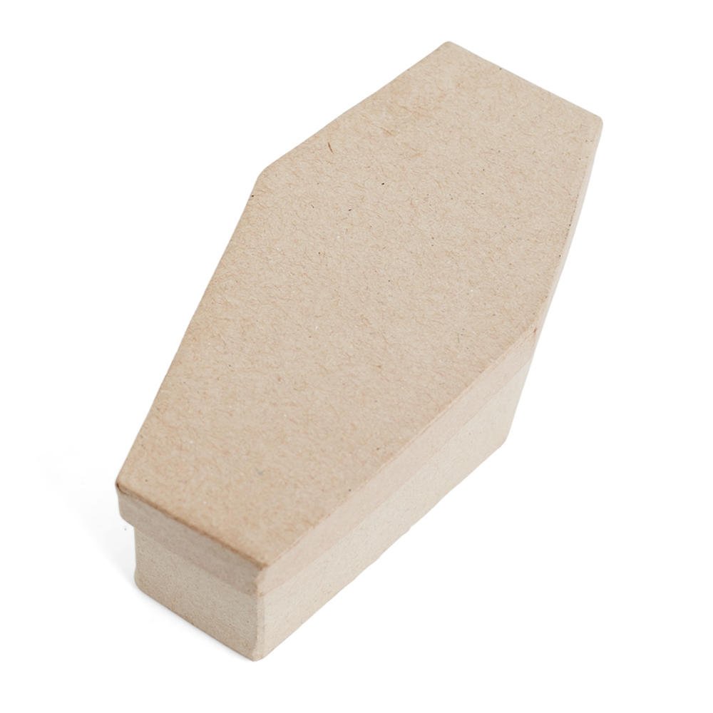Mini Paper Mache Coffin
