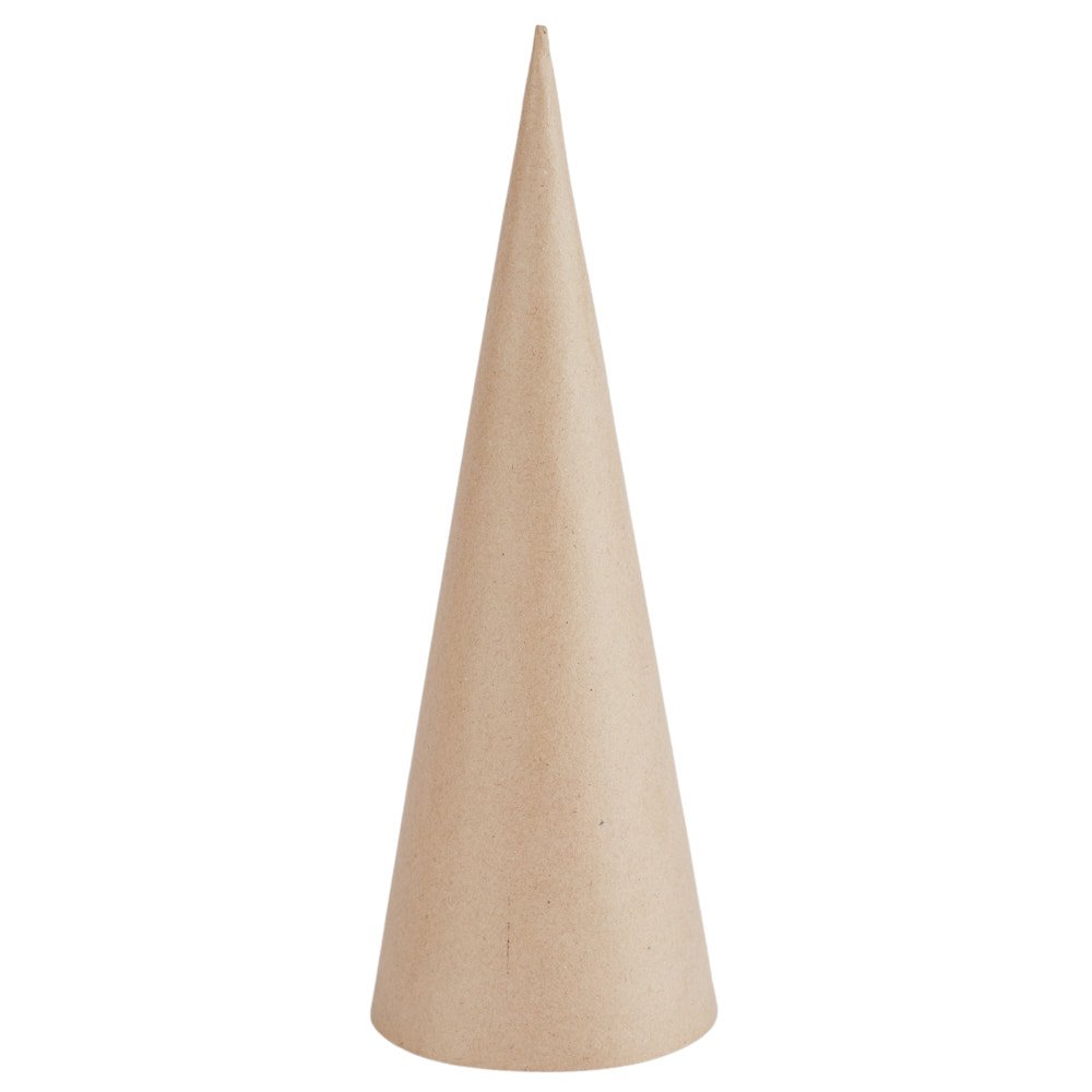 34.92 cm Paper Mache Doll Cone