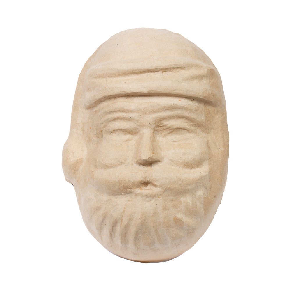 Paper Mache Santa Mask