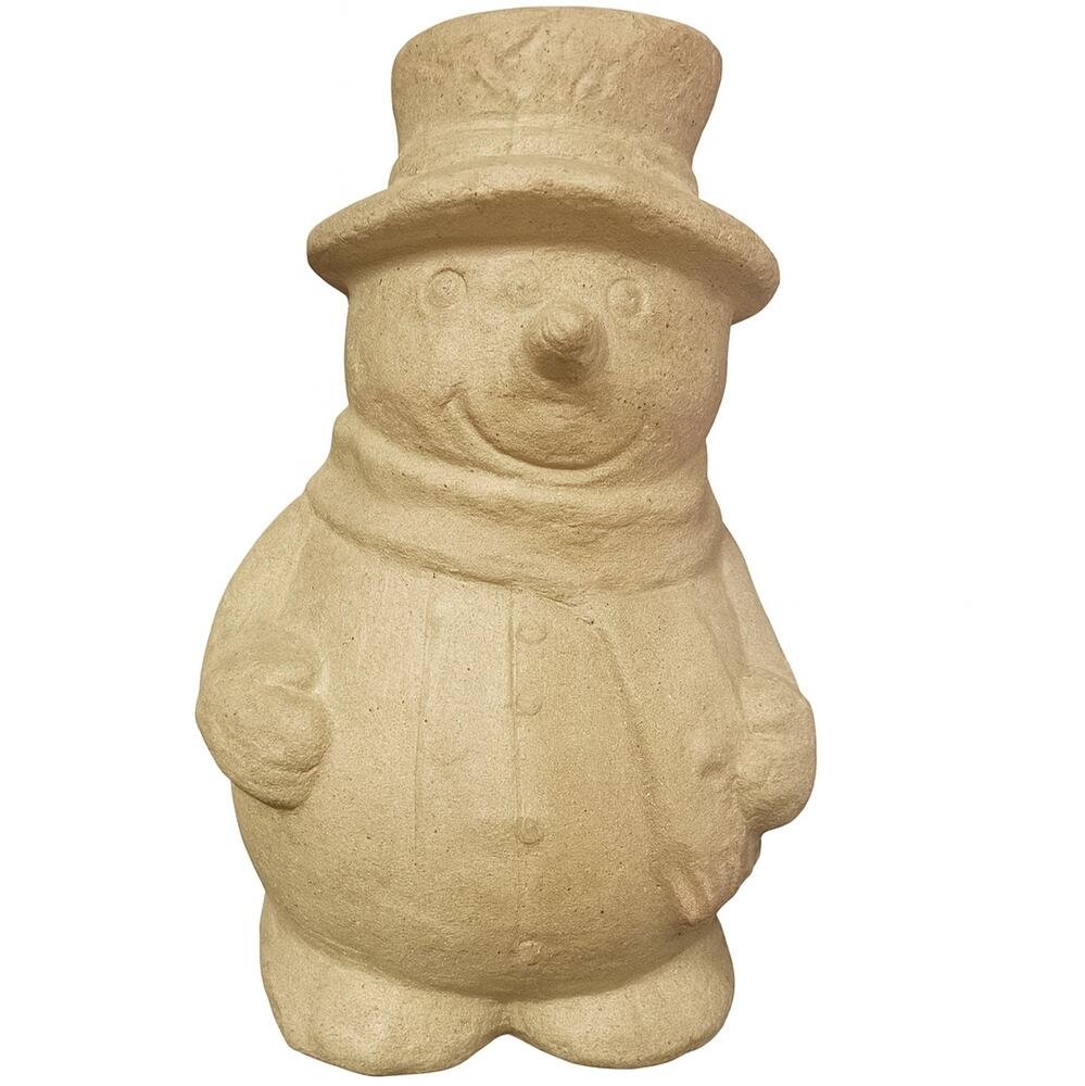 29.84 cm Paper Mache Snowman