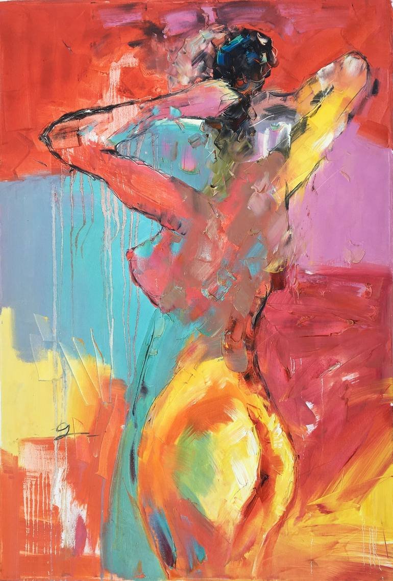 “Nude abstract t005” Painting